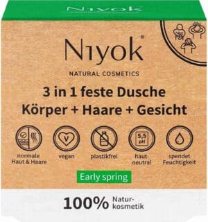 Niyok 3in1 Feste Dusche Early Spring - 80 g