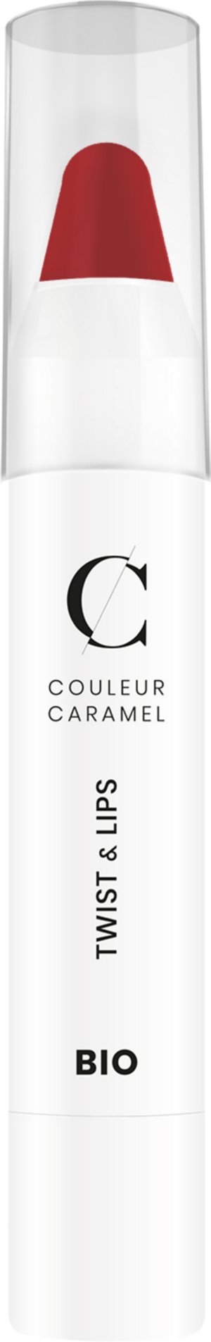 Couleur Caramel Twist & Lips - 405 Matt Red