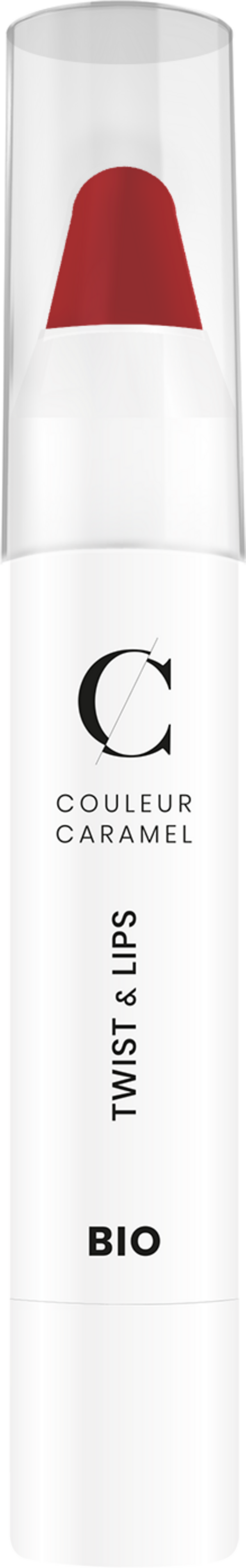 Couleur Caramel Twist & Lips - 405 Matt Red