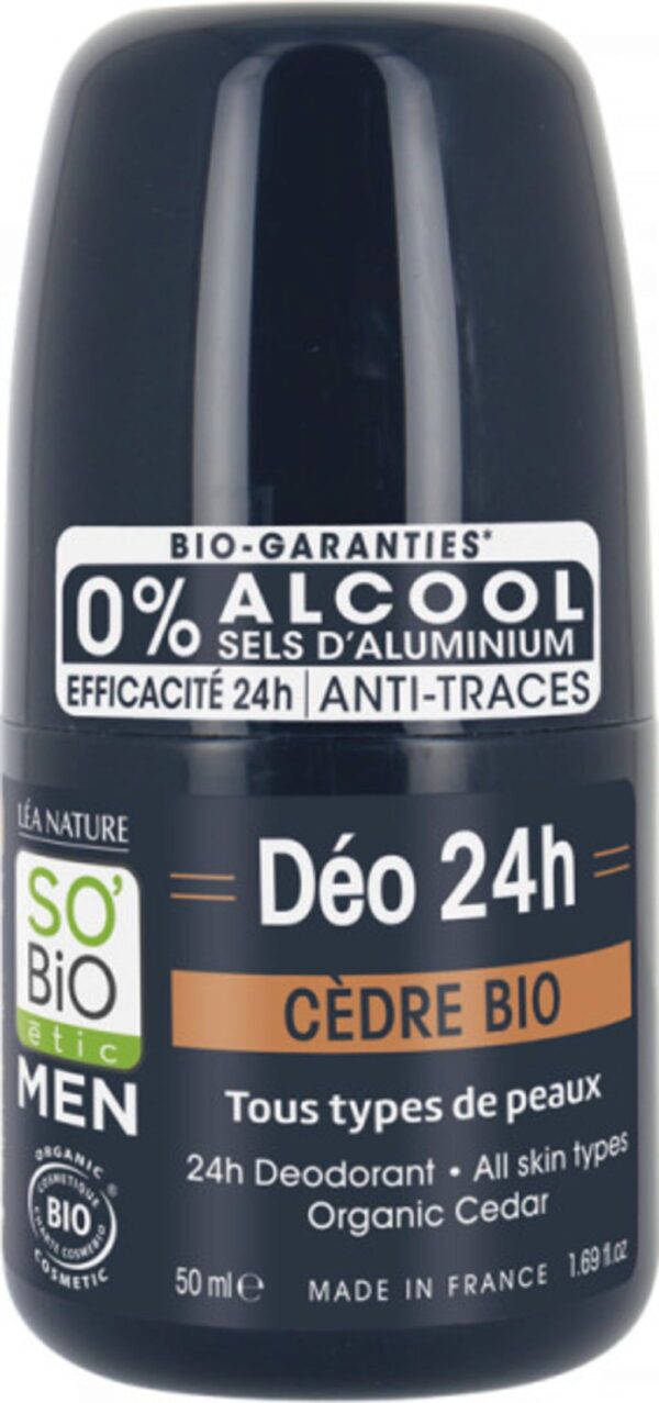 LÉA NATURE SO BiO étic MEN Deo Roll-on Zeder - 50 ml