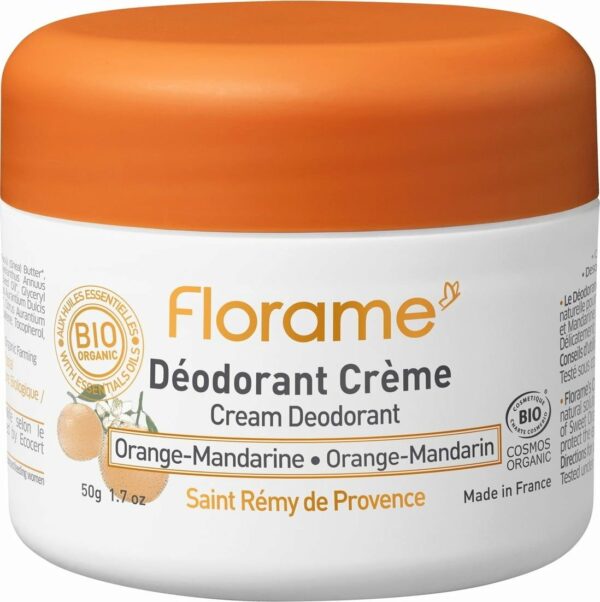 Florame Deo-Creme Orange - Mandarine - 50 g