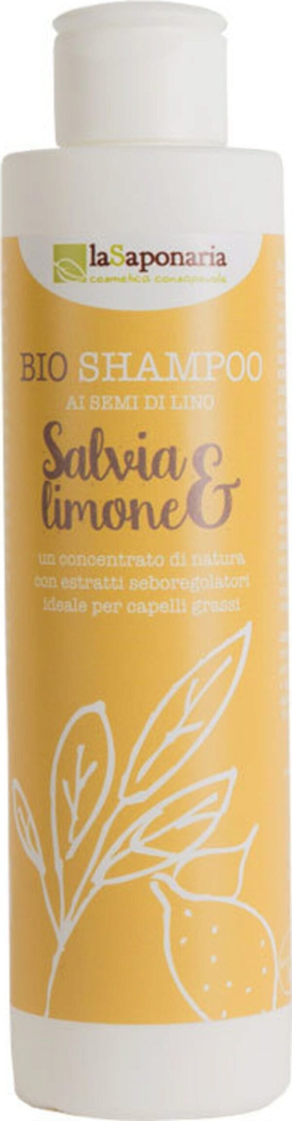 La Saponaria Shampoo Salbei & Zitrone - 200 ml