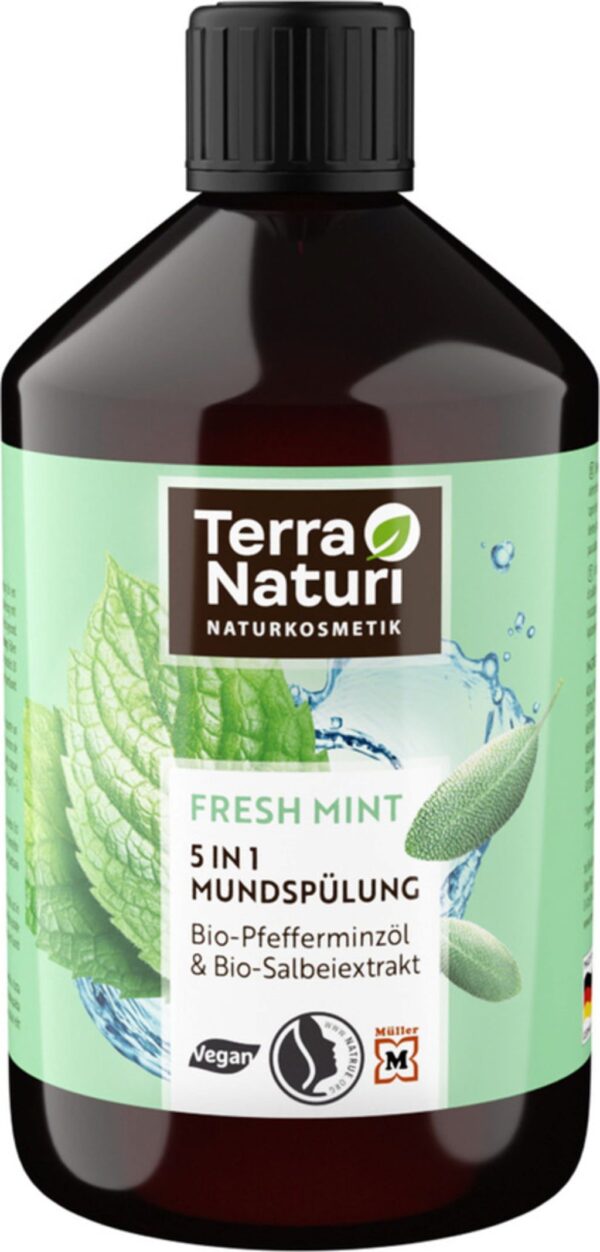 Terra Naturi FRESH MINT 5in1 Mundspülung - 500 ml