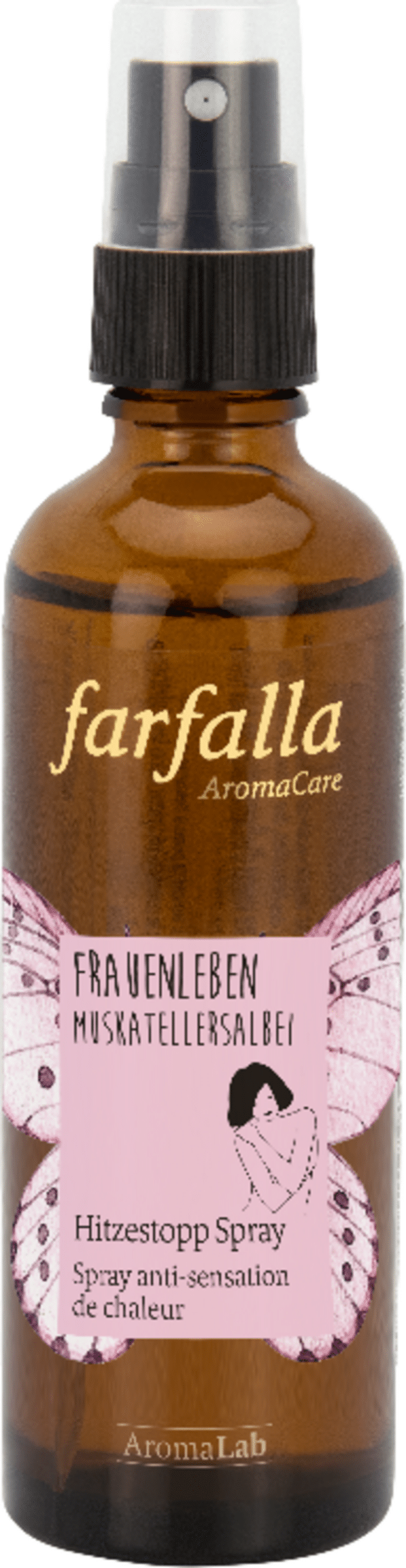 farfalla Frauenleben Hitzestopp Spray Muskatellersalbei - 75 ml