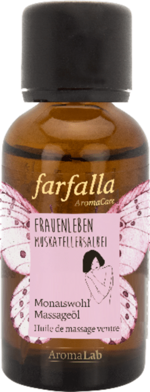 farfalla Frauenleben Massageöl Monatswohl - 30 ml