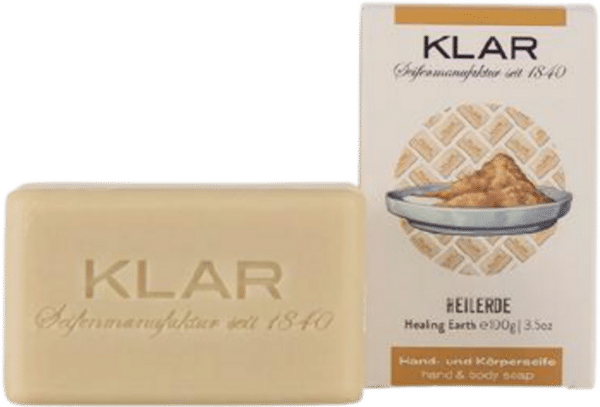 KLAR Hand- und Körperseife Heilerde - 100 g