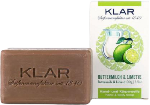 KLAR Hand- & Körperseife - Buttermilch & Limetten