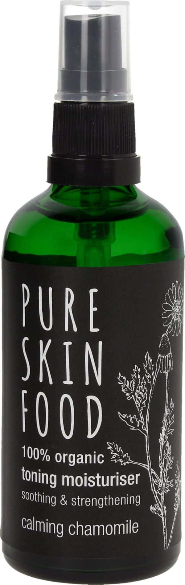 PURE SKIN FOOD Organic Toning Moisturiser Calming Chamomile - 100 ml