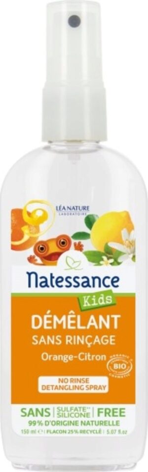 Natessance Kids Sprüh-Conditioner Orange-Zitrone - 150 ml