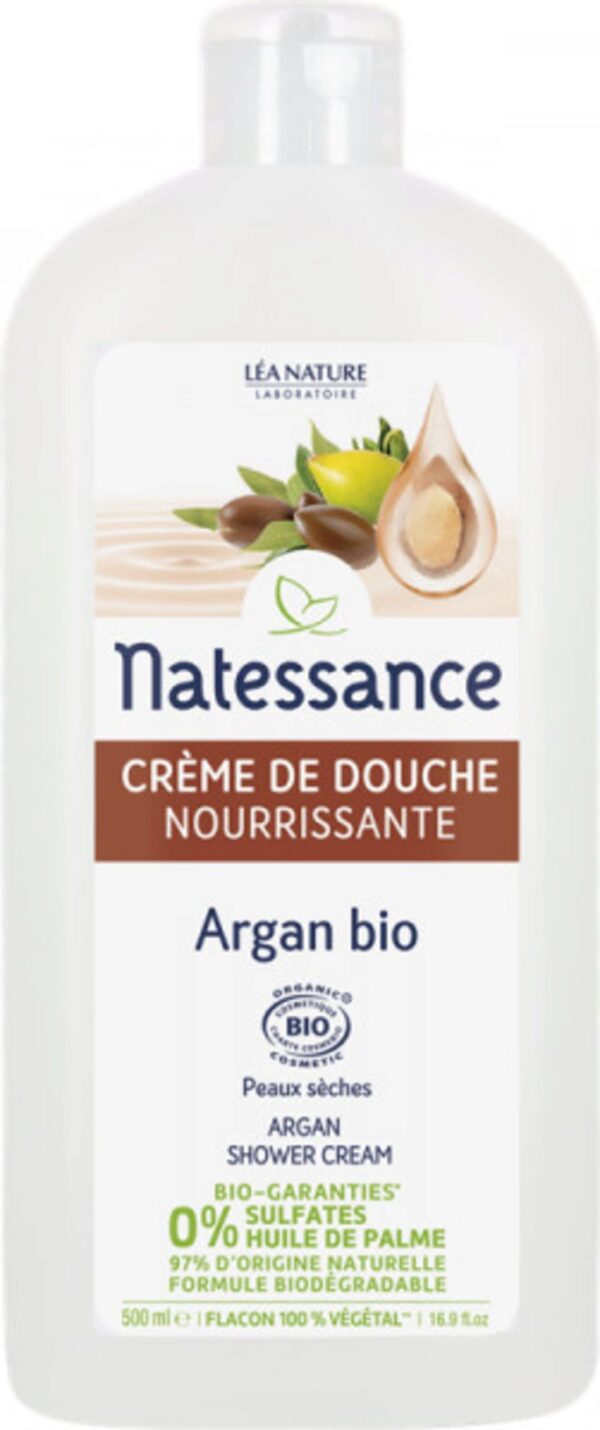 Natessance Cremedusche Argan - 500 ml