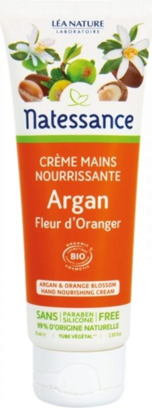 Natessance Nährende Handcreme Argan - 75 ml