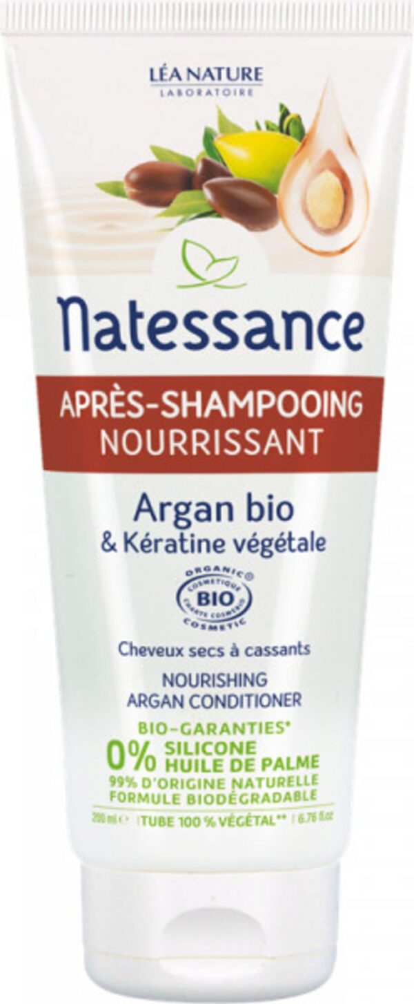 Natessance Nährende Spülung Argan & Keratin - 200 ml