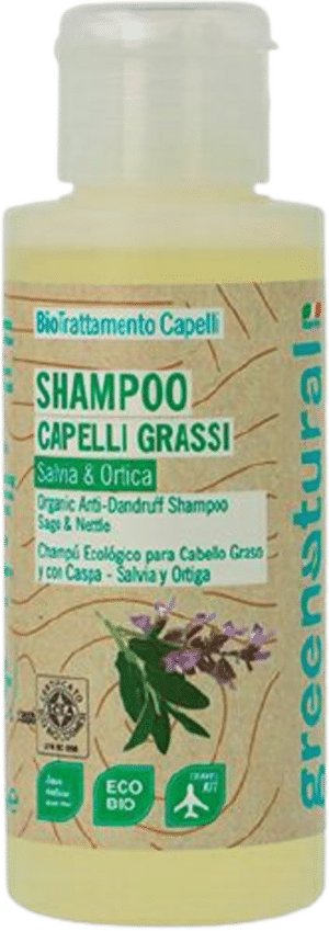 greenatural Anti-Schuppen-Shampoo Salbei & Nessel - 100 ml