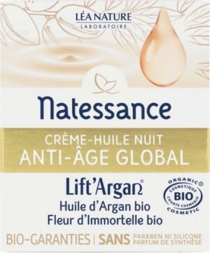 Natessance Lift'Argan Anti-Aging Creme-Öl Nacht - 50 ml