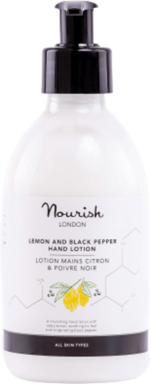 Nourish London Lemon & Black Pepper Hand Lotion - 300 ml