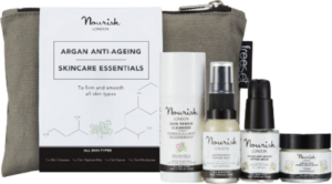 Nourish London Argan Anti-Ageing Skincare Essentials - 1 Set