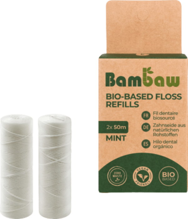 Bambaw Vegane Zahnseide - Refill 2x50m