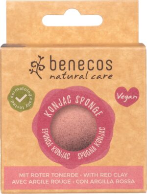 benecos Natural Konjac Sponge - red clay