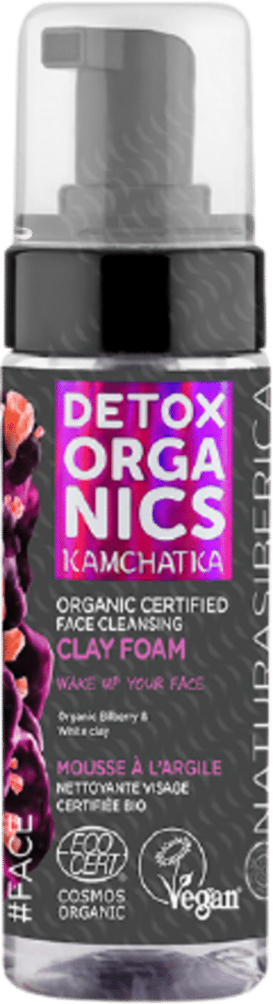 Natura Siberica DETOX KAMCHATKA Face Cleansing Clay Foam - 160 ml