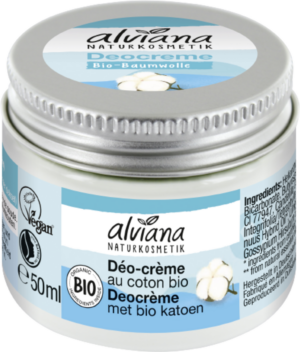 alviana Naturkosmetik Deocreme Bio-Baumwolle - 50 ml