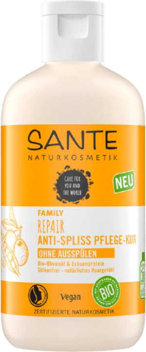 SANTE Family Repair Anti-Spliss Pflege Kur Bio-Olivenöl & Erbsenprotein - 200 ml