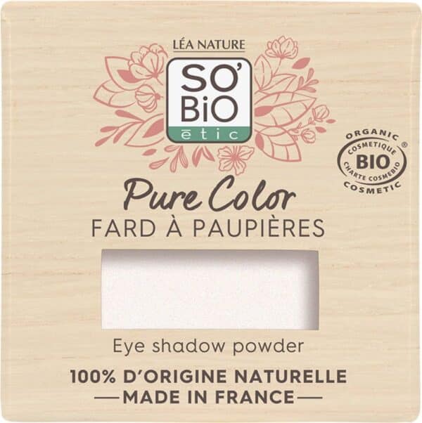 LÉA NATURE SO BiO étic Pure Color Lidschatten - 06 Blanc strass