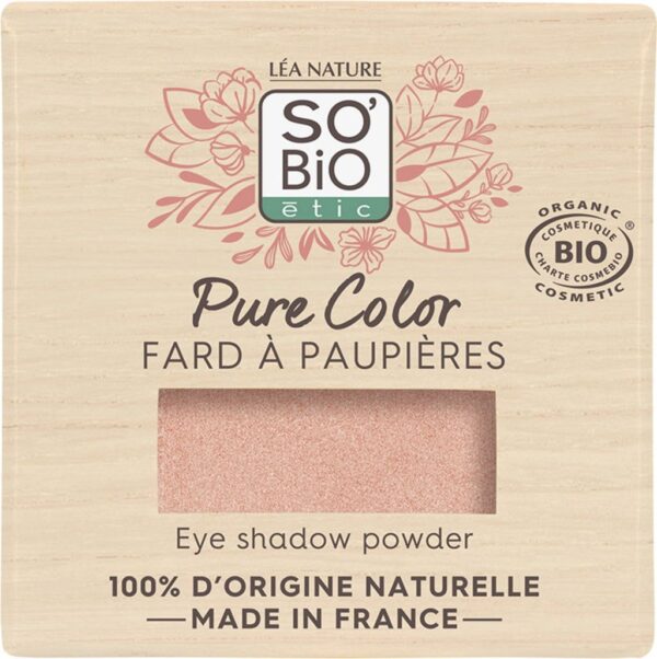 LÉA NATURE SO BiO étic Pure Color Lidschatten - 04 Rose tendresse