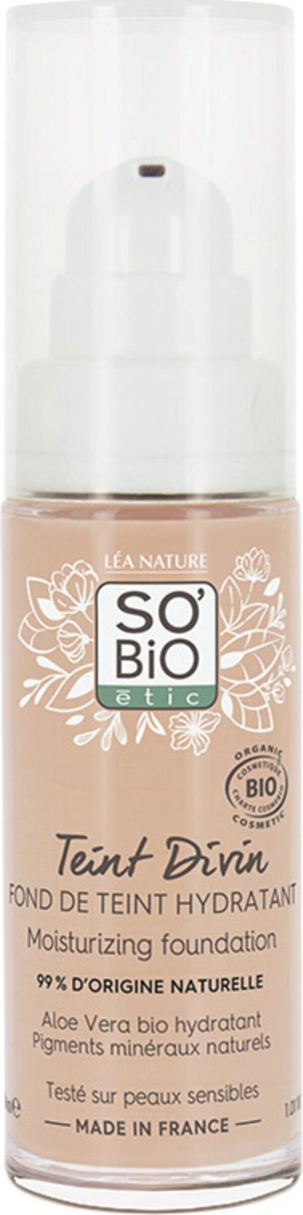 LÉA NATURE SO BiO étic Teint Divin Hydratisierende Foundation - 10 Ivoire rosé