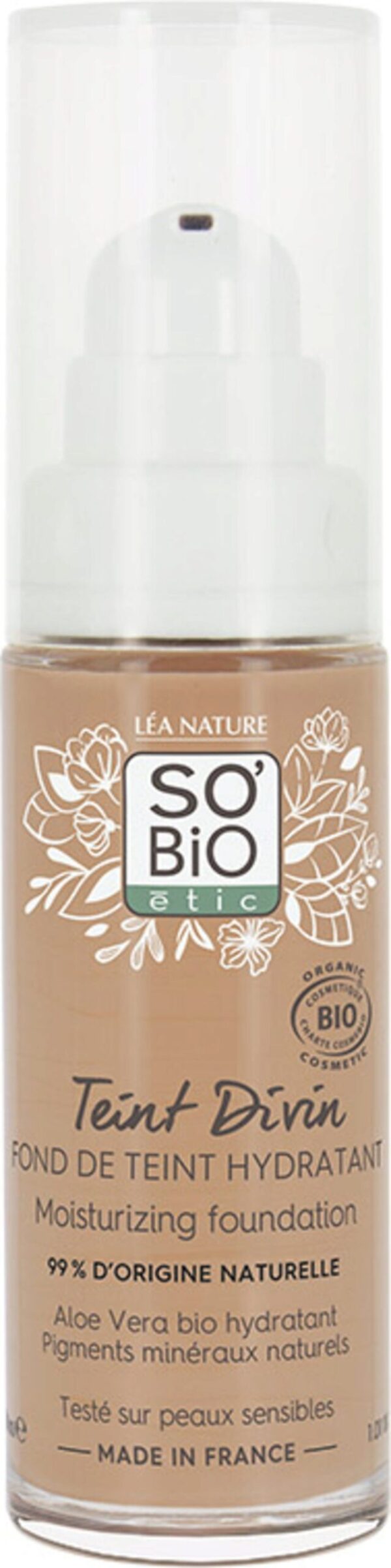 LÉA NATURE SO BiO étic Teint Divin Hydratisierende Foundation - 35 Ambre doré