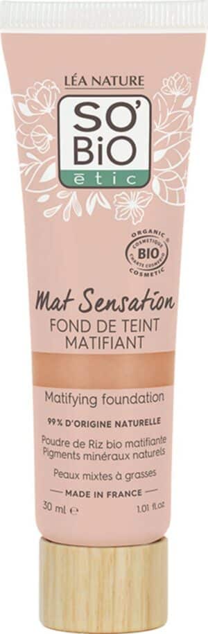 LÉA NATURE SO BiO étic Mat Sensation Mattierende Foundation - 25 Beige doré