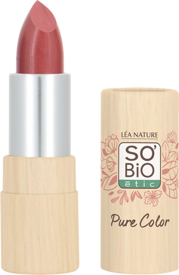 LÉA NATURE SO BiO étic Pure Color Lippenstift Seidenmatt - 11 Rose divin