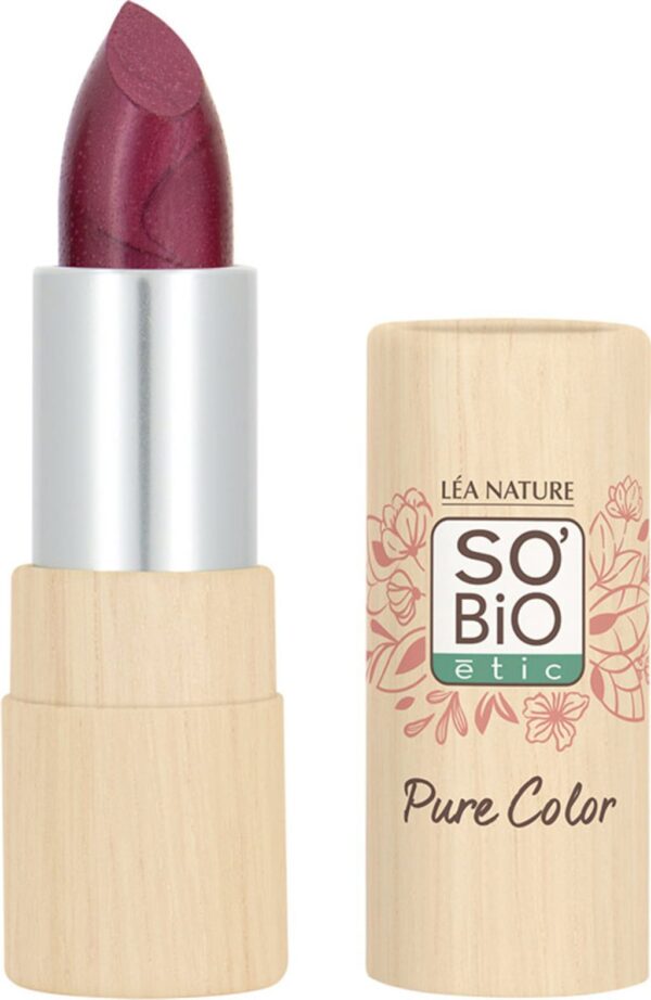 LÉA NATURE SO BiO étic Pure Color Lippenstift Schimmernd - 23 Prune chic