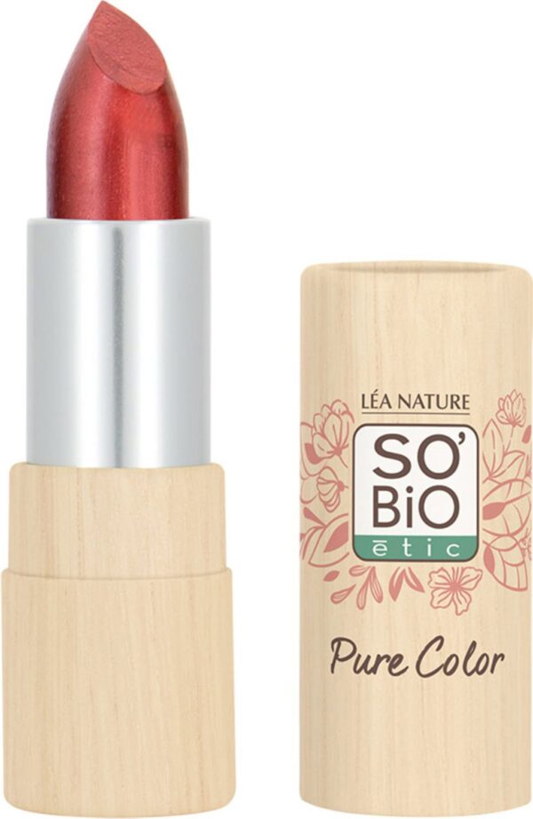 LÉA NATURE SO BiO étic Pure Color Lippenstift Schimmernd - 20 Rouge cuivré