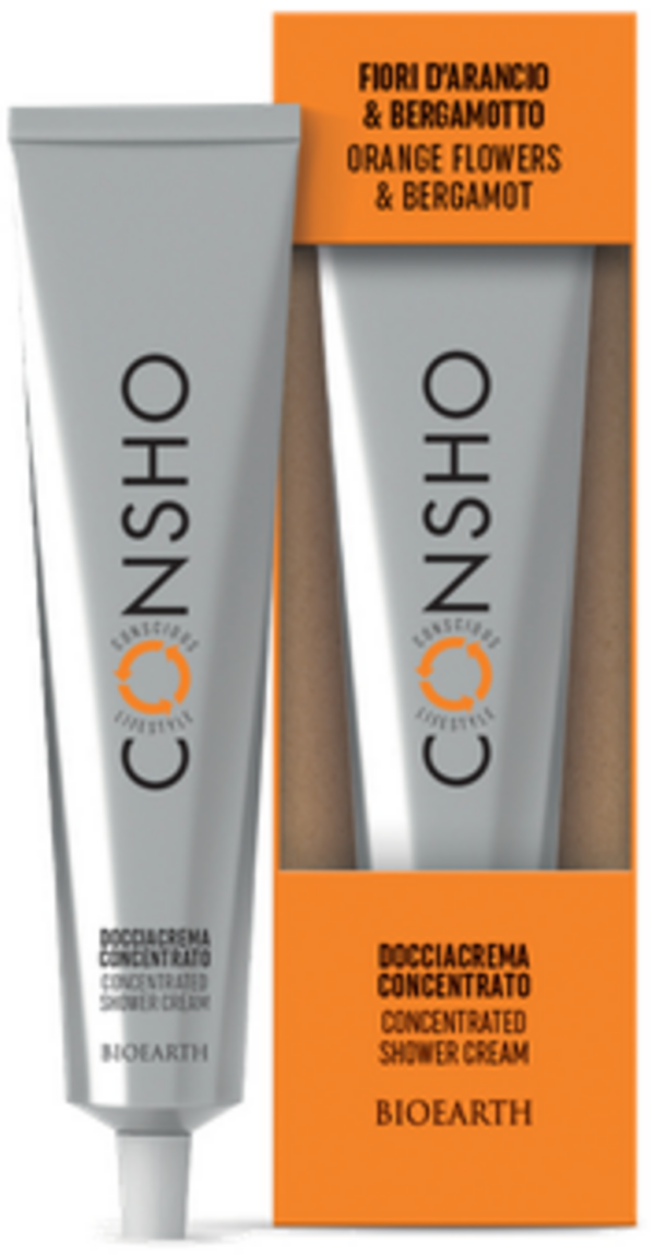 BIOEARTH CONSHO Konzentrierte Duschcreme - Orangenblüte & Bergamotte