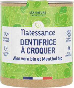 Natessance Zahnputztabletten Aloe Vera & Menthol - 80 Stk