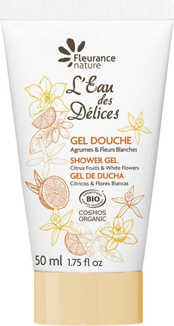 Fleurance nature L'Eau des Délices Shower Gel Citrus Fruits & White Flowers - 50 ml