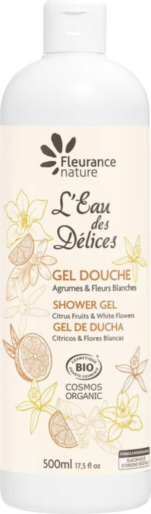 Fleurance nature L'Eau des Délices Shower Gel Citrus Fruits & White Flowers - 500 ml