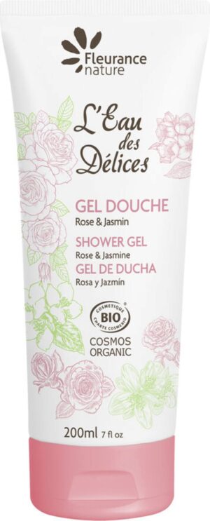 Fleurance nature L'Eau des Délices Shower Gel Rose & Jasmin - 200 ml