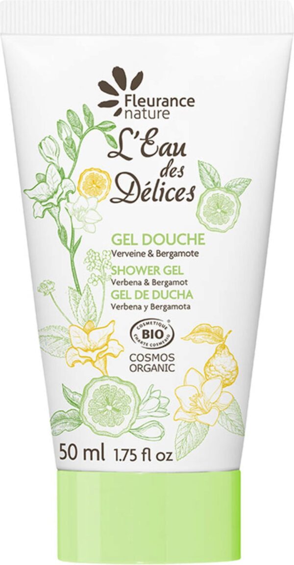 Fleurance nature L'Eau des Délices Shower Gel Verbena & Bergamot - 50 ml