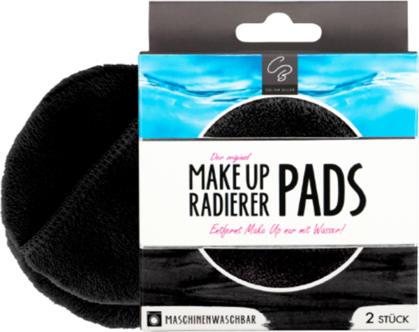 MAKEUP RADIERER Eco-Edition Pads 2er Pack - Schwarz