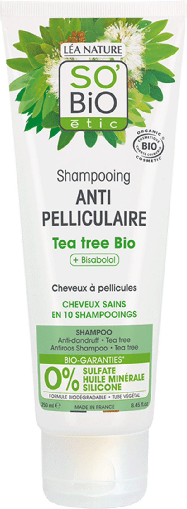 LÉA NATURE SO BiO étic Anti-Schuppen Shampoo Teebaum & Bisabolol - 250 ml