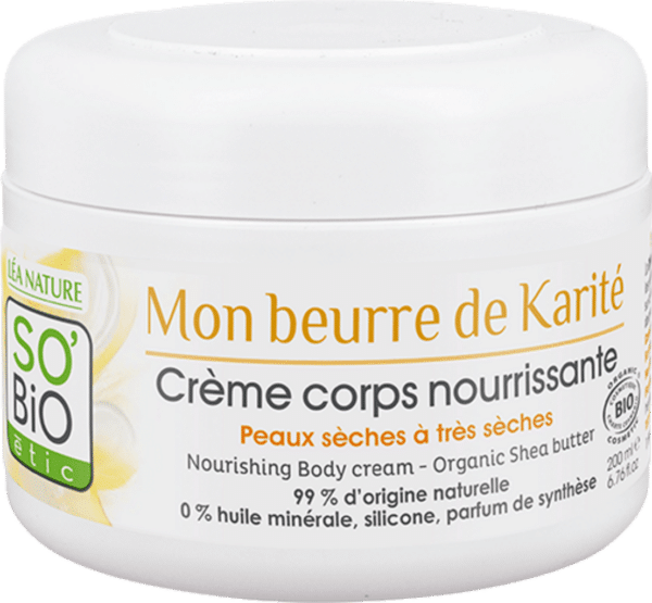 LÉA NATURE SO BiO étic Nährende Körpercreme Sheabutter - 200 ml