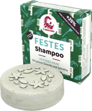 Lamazuna Festes Shampoo Grüne Tonerde & Spirulina - 70 g