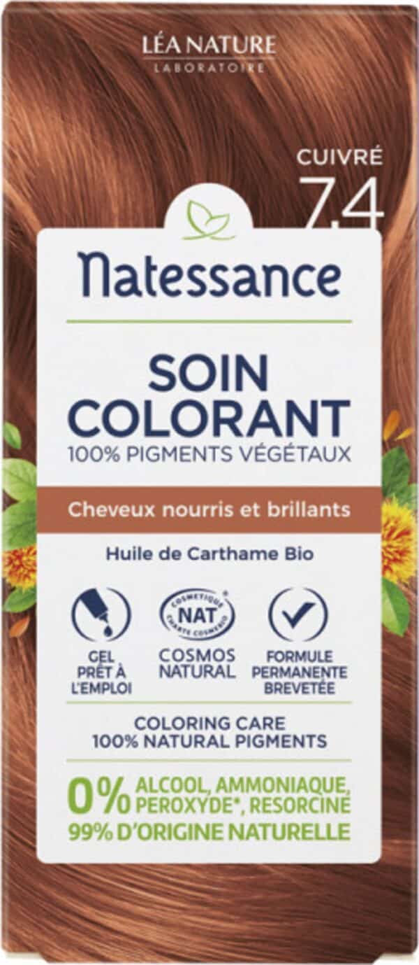 Natessance Color-Creme Kupfer 7.4 - 150 ml