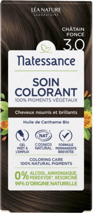 Natessance Color-Creme Dunkle Kastanie 3.0 - 150 ml