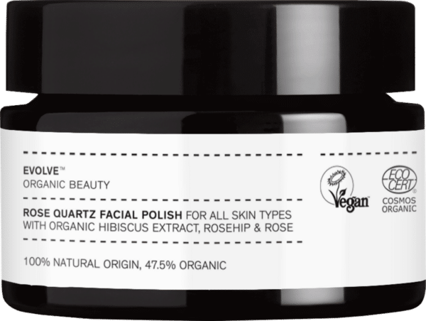 Evolve Organic Beauty Rose Quartz Facial Polish - 30 ml