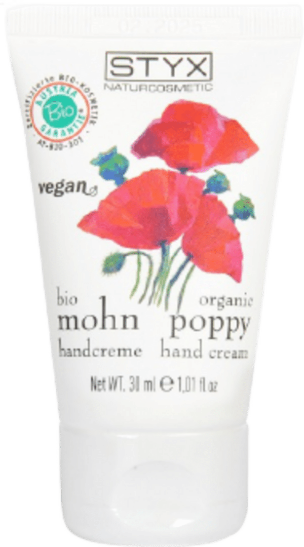 STYX Mohn Handcreme Bio - 30 ml