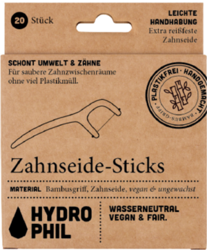 Hydrophil Zahnseide-Sticks - 20 Stk