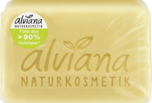 alviana Naturkosmetik Pflanzenölseife Milch & Honig - 100 g