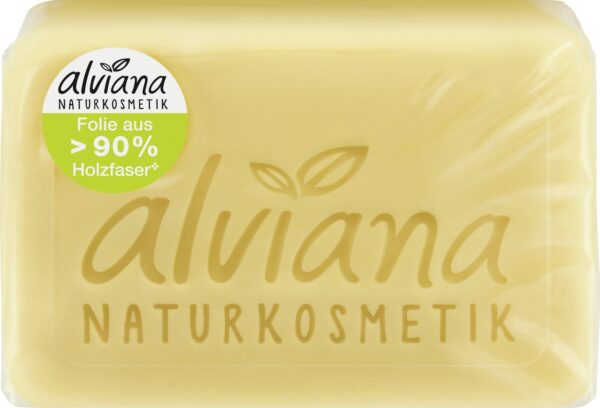 alviana Naturkosmetik Pflanzenölseife Milch & Honig - 100 g